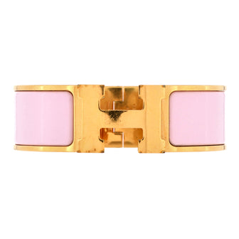 Hermes Clic H Bracelet Enamel Wide