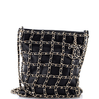 Chanel Chain Frame CC Charm Crossbody Lambskin