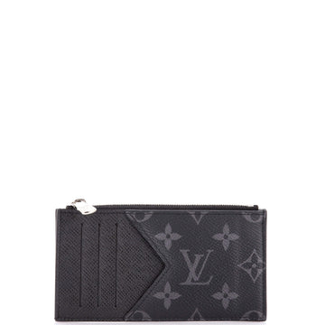 Louis Vuitton Coin Card Holder Monogram Taigarama