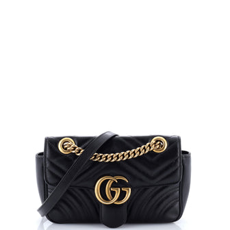 Gucci GG Marmont Flap Bag Matelasse Leather Mini
