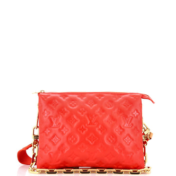 Louis Vuitton Coussin Bag Monogram Embossed Lambskin PM