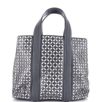 Alaia Side Snap Tote Laser Cut Leather