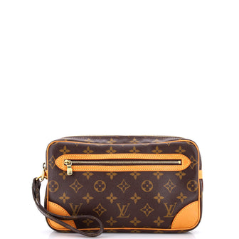 Louis Vuitton Marly Dragonne Clutch Monogram Canvas GM