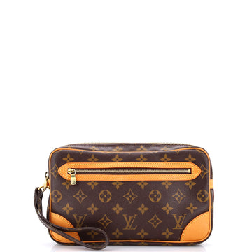 Louis Vuitton Marly Dragonne Clutch Monogram Canvas GM