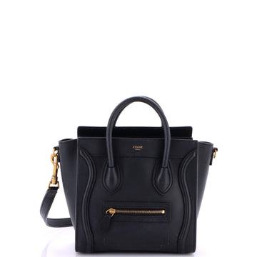Celine Luggage Bag Smooth Leather Nano