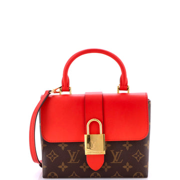 Louis Vuitton Locky Handbag Monogram Canvas with Leather BB