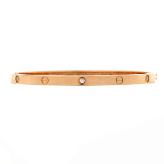 Cartier Love 6 Diamond Bracelet 18K Rose Gold and Diamonds Small