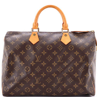 Louis Vuitton Speedy Handbag Monogram Canvas 35
