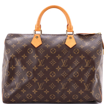 Louis Vuitton Speedy Handbag Monogram Canvas 35