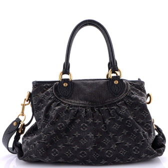 Louis Vuitton Neo Cabby Handbag Denim MM