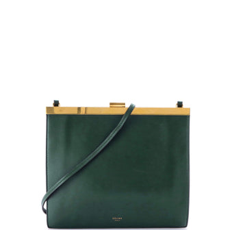Celine Clasp Crossbody Bag Leather Mini