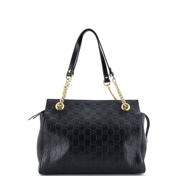 Gucci Soft Signature Shoulder Bag Guccissima Leather Medium