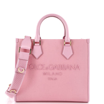 Dolce & Gabbana Edge Logo Tote Canvas Medium