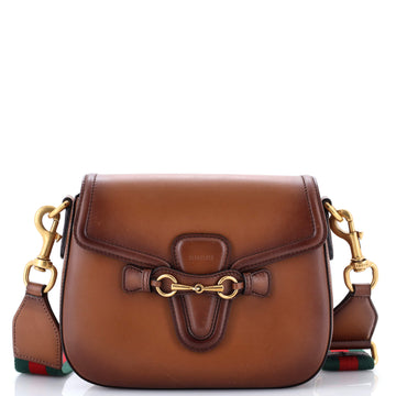 Gucci Lady Web Shoulder Bag Leather Medium