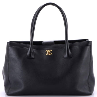 Chanel Cerf Executive Tote Leather Medium