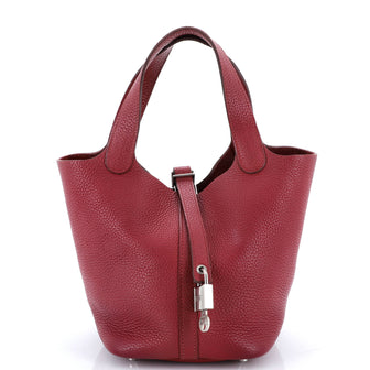 Hermes Picotin Lock Bag Clemence PM