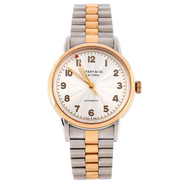Tiffany & Co. CT60 3-Hand Automatic Watch Stainless Steel and Rose Gold 34