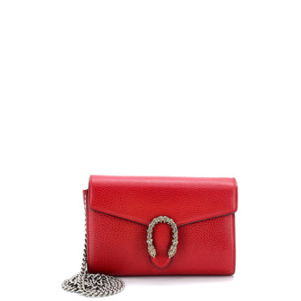 Gucci Dionysus Chain Wallet Leather with Embellished Detail Small