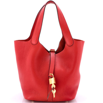 Hermes Picotin Lock Bag Clemence MM