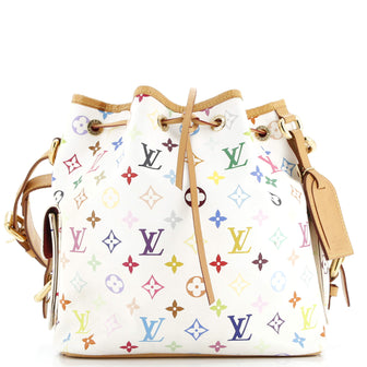 Louis Vuitton Petit Noe Handbag Monogram Multicolor