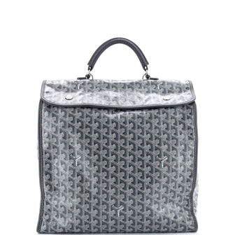 Goyard Saint Leger Briefcase Backpack Coated Canvas