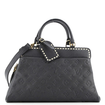 Louis Vuitton Vosges Handbag Whipstitch Monogram Empreinte Leather MM