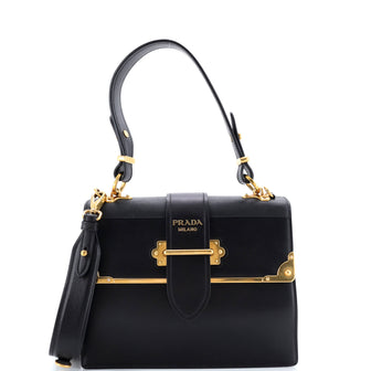 Prada Cahier Convertible Shoulder Bag City Calf and Saffiano Medium