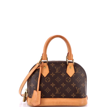 Louis Vuitton Alma Handbag Monogram Canvas BB