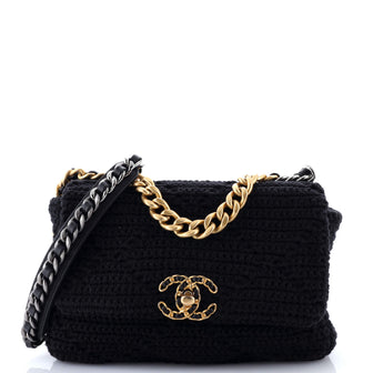 Chanel 19 Flap Bag Quilted Tweed Medium