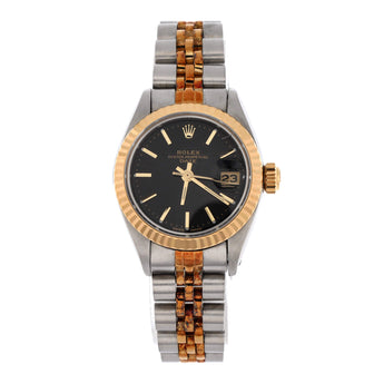 Rolex Oyster Perpetual Datejust Automatic Watch Stainless Steel and Yellow Gold 26