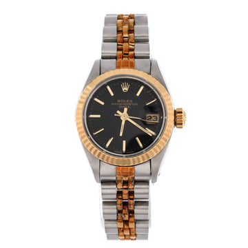 Rolex Oyster Perpetual Datejust Automatic Watch Stainless Steel and Yellow Gold 26