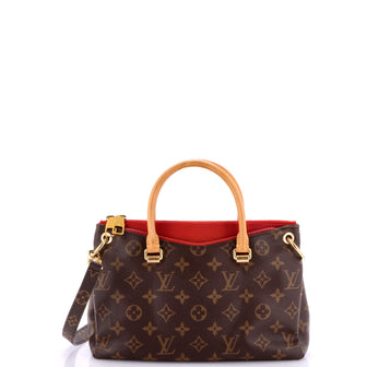 Louis Vuitton Pallas Tote Monogram Canvas with Leather BB