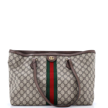 Gucci Ophidia Shopping Tote GG Coated Canvas Medium