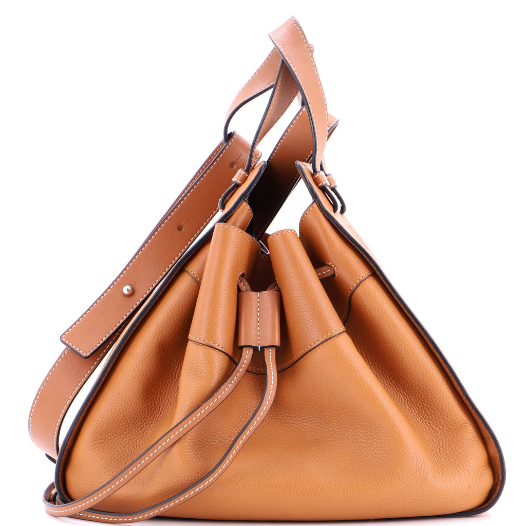 Loewe Hammock Drawstring Bag Leather Medium 365958