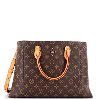Louis Vuitton Flower Tote Monogram Canvas with Leather