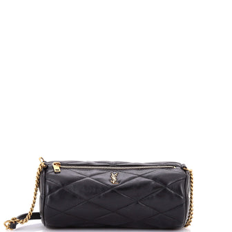Saint Laurent Sade Tube Bag Quilted Leather Small
