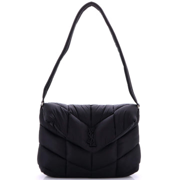 Saint Laurent Loulou Puffer Messenger Bag Quilted Econyl