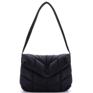 Saint Laurent Loulou Puffer Messenger Bag Quilted Econyl