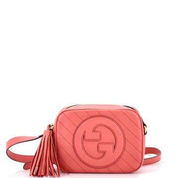 Gucci Blondie NM Camera Shoulder Bag Diagonal Quilted Leather Small