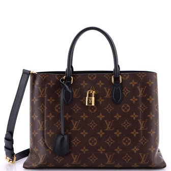 Louis Vuitton Flower Tote Monogram Canvas with Leather