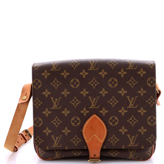 Louis Vuitton Cartouchiere Handbag Monogram Canvas GM
