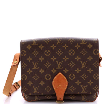Louis Vuitton Cartouchiere Handbag Monogram Canvas GM