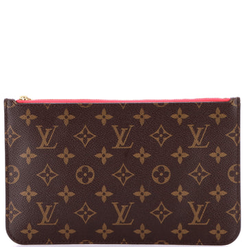Louis Vuitton Neverfull Pochette Monogram Canvas Large