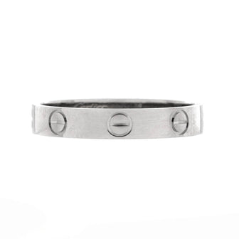 Cartier Love Wedding Band Ring Platinum