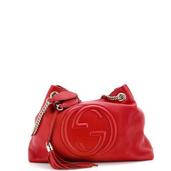 Gucci Soho Chain Strap Shoulder Bag Leather Medium