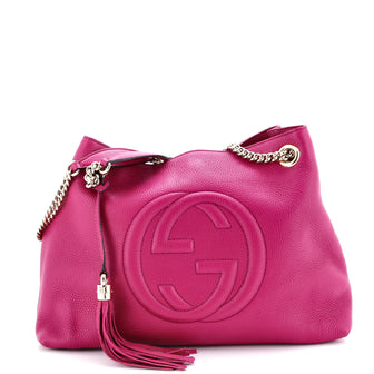 Gucci Soho Chain Strap Shoulder Bag Leather Medium