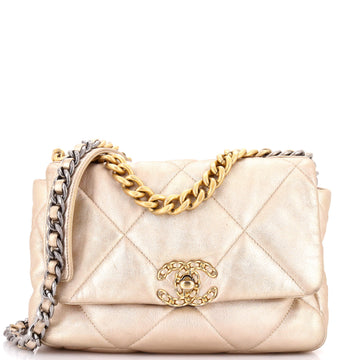 Chanel 19 Flap Bag Quilted Leather Medium