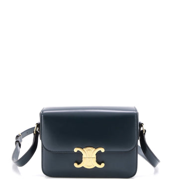 Celine Triomphe Shoulder Bag Smooth Calfskin Teen