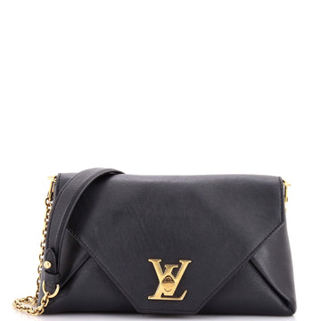 Louis Vuitton Love Note Chain Clutch Leather