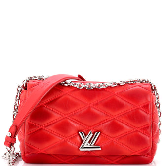Louis Vuitton GO-14 Handbag Malletage Leather PM